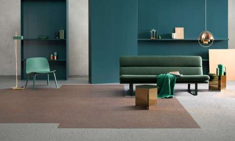 Marmoleum Modular te3747 te3746 Slate B