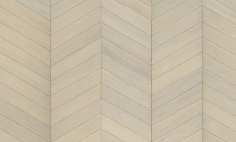 Oak Chevron White